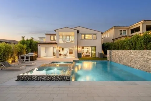 Remodeled swimming pool in Florida