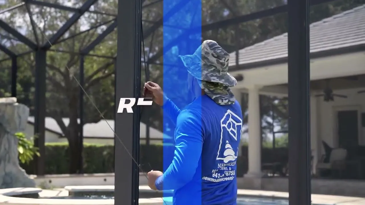 Video preview: Pool Cage Restoration & Painting in Florida | Before & After
