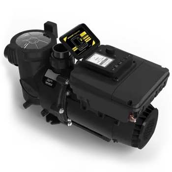 Jandy FloPro 2.7 HP variable-speed pool pump with digital controller and strainer basket